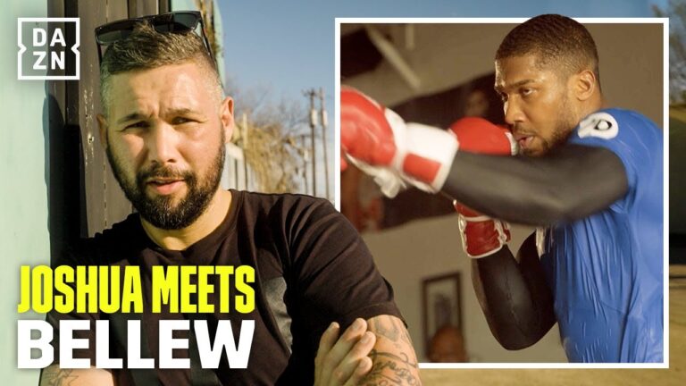 "HE'S PUSHING ME HARD!" Anthony Joshua opens up to Tony Bellew ahead of Franklin fight