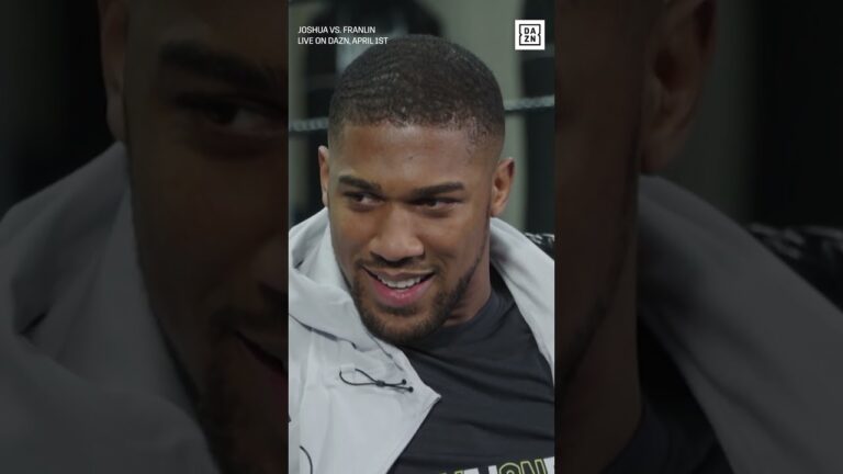 Anthony Joshua thinks he would beat The Rock at boxing AND Wrestling 😆 #shorts