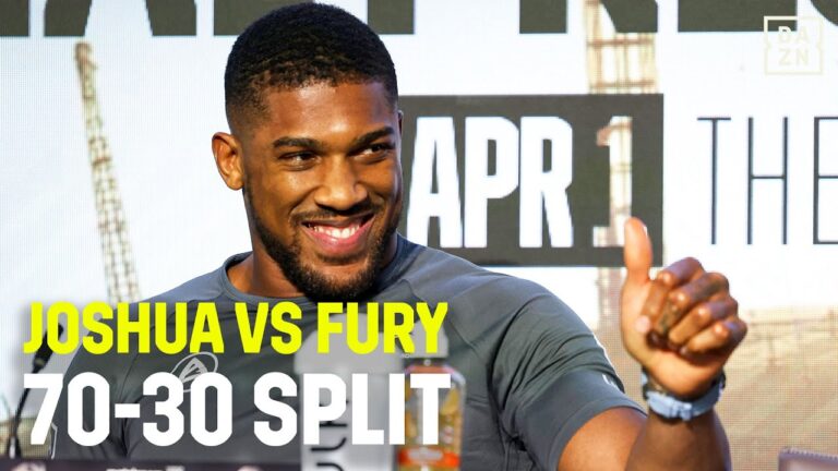 Anthony Joshua WOULD Take 70-30 Split To Fight Tyson Fury
