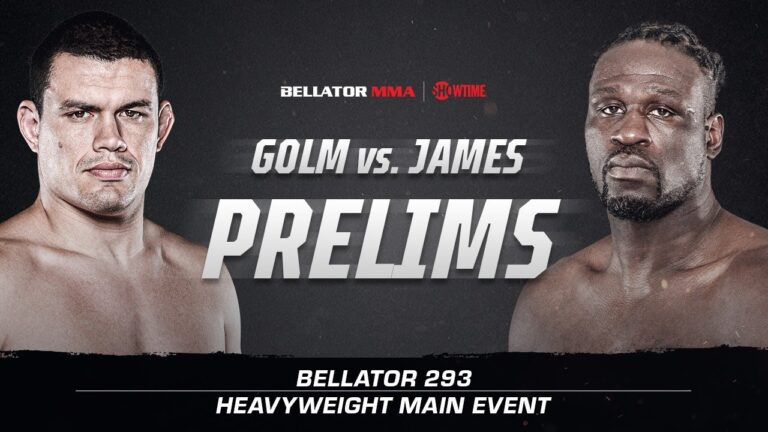 Bellator 293: Prelims | Golm vs. James | BELLATOR MMA x SHOWTIME