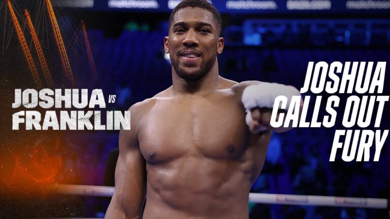 AJ CALLS OUT FURY AFTER BEATING JERMAINE FRANKLIN