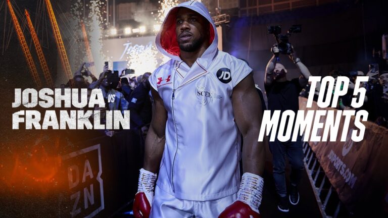 AJ's ELECTRIC ringwalk ⚡️ | Top 5 Moments From Joshua vs. Franklin