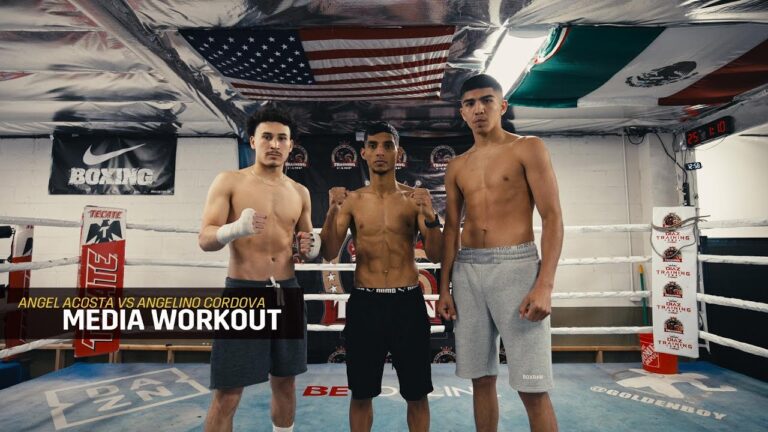 #AcostaCordova Media Workout RECAP!! Angel 'Tito' Acosta, Grant Flores, & Leo Sanchez Open Workout!!