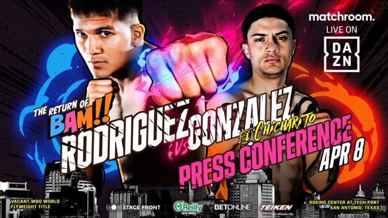 Jesse 'Bam' Rodriguez vs Cristian Gonzalez +Undercard Press Conference