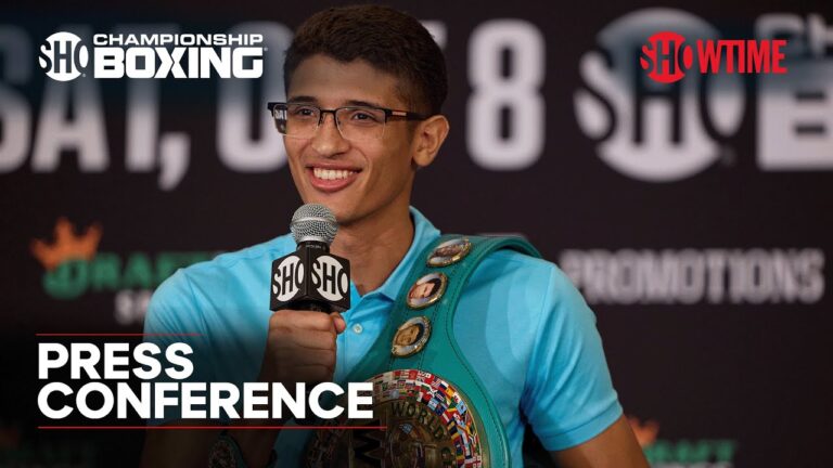 Sebastian Fundora vs. Brian Mendoza: Press Conference | SHOWTIME CHAMPIONSHIP BOXING
