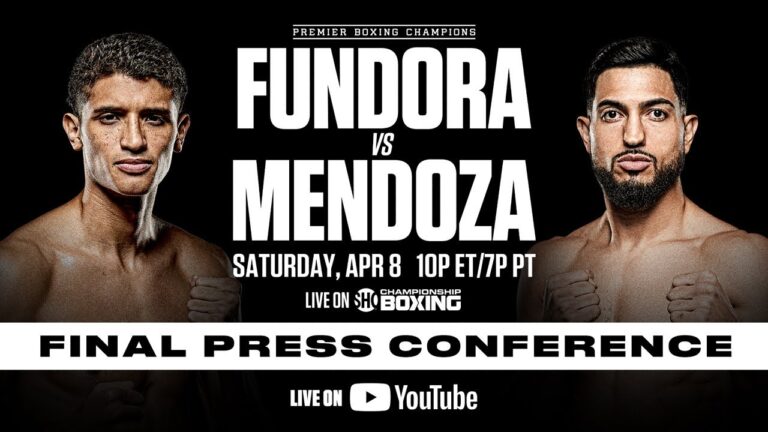 Fundora vs Mendoza FINAL PRESS CONFERENCE | #FundoraMendoza