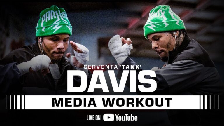 Gervonta Davis MEDIA WORKOUT | #DavisGarcia