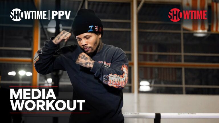 Gervonta Davis: Media Workout | #DavisGarcia is April 22nd on PPV | SHOWTIME BOXING