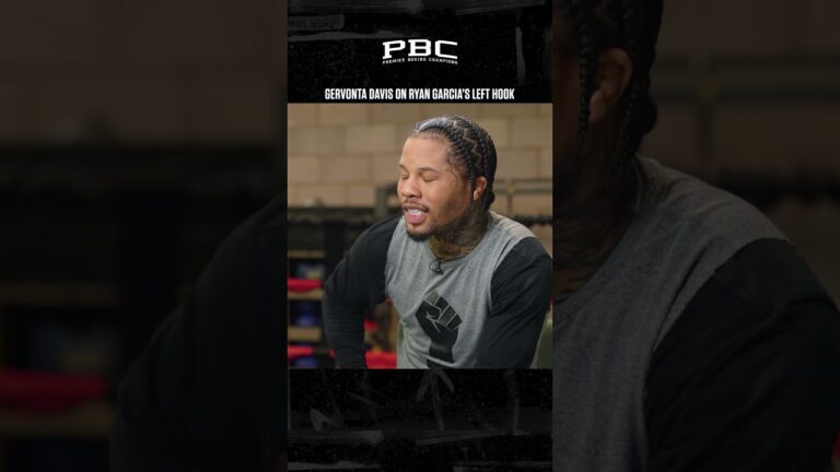 Gervonta Davis Weighs-in on Ryan Garcia's Infamous Left Hook | #DavisGarcia