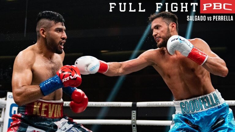 Salgado vs Perrella FULL FIGHT: April 9, 2022 | PBC on Showtime