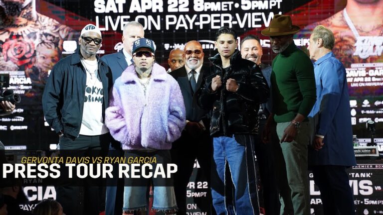 #ICYMI – Gervonta 'Tank' Davis vs Ryan Garcia Press Tour Recap! East Coast & West Coast Best Clips!