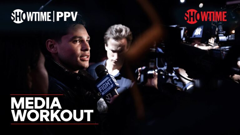 Ryan Garcia: Media Workout | #DavisGarcia is April 22nd on PPV | SHOWTIME BOXING