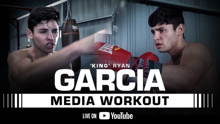 Ryan Garcia MEDIA WORKOUT | #DavisGarcia