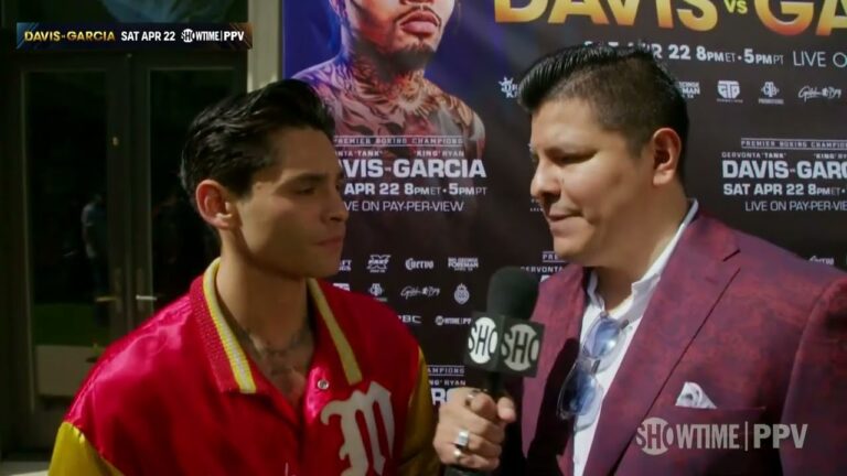 Ryan Garcia talks about family, Joe Goossen, and Gervonta's lack of creativity | #DavisGarcia