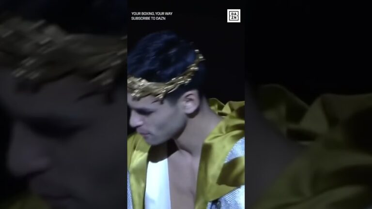 Ryan Garcia's ring walk against Campbell 🤌👑 #shorts