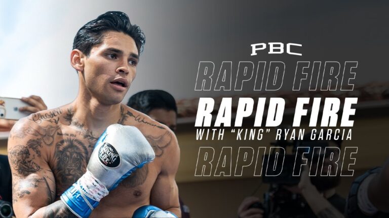 Rapid Fire with Ryan Garcia