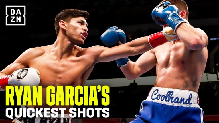 BLINK AND YOU'LL MISS IT! 🥊💨 Ryan Garcia's Quickest Punches
