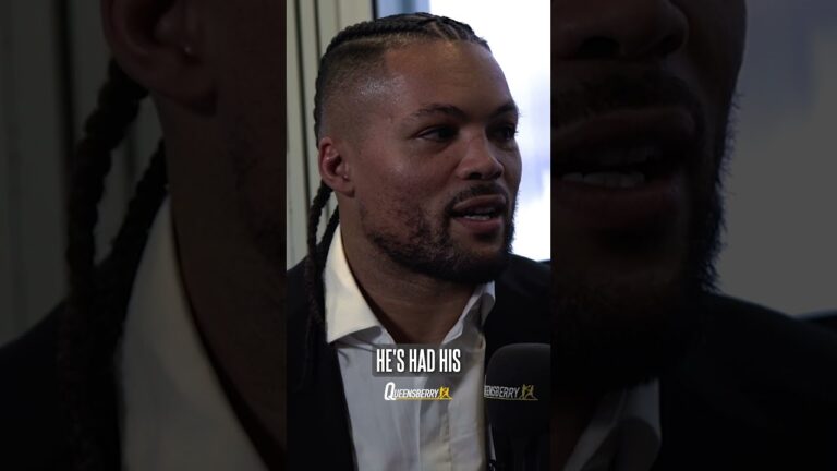 â€œMaybe Tyson Fury's busy doing daddy daycare.â€ 😅 Joe Joyce on a potential Fury fight