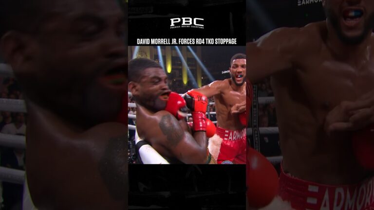 #DavidMorrellJr takes out every fighter that steps in the ring with him. #MorrellAgbeko #DavisGarcia