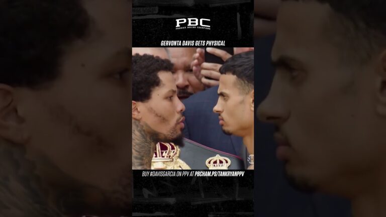Gervonta Davis Isn't Afraid To Get Physical BEFORE the Fight | #DavisGarcia