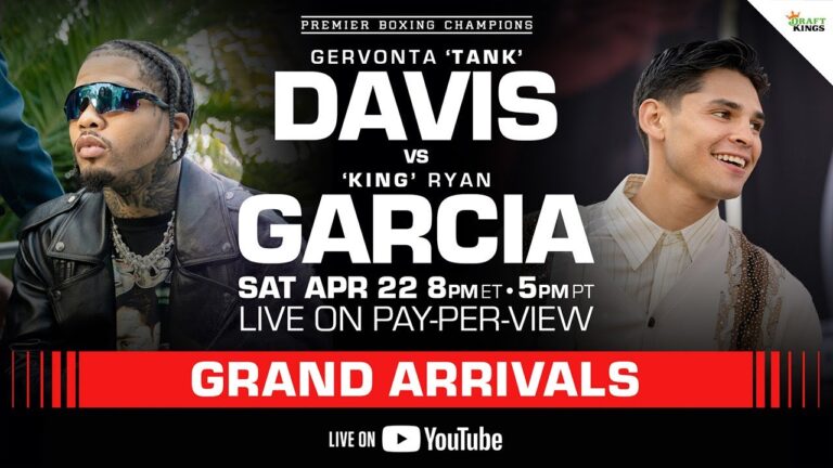 Gervonta "Tank" Davis vs. "King" Ryan Garcia GRAND ARRIVALS | #DavisGarcia