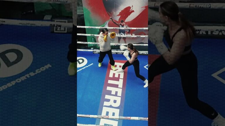 🇦🇺 Skye Nicolson firing for first stoppage in Cardiff #Shorts