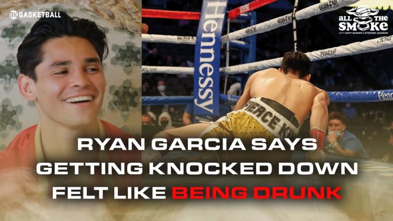 Ryan Garcia Says Getting Knocked Down Felt Like 'Being Drunk' | ALL THE SMOKE | Showtime Basketball