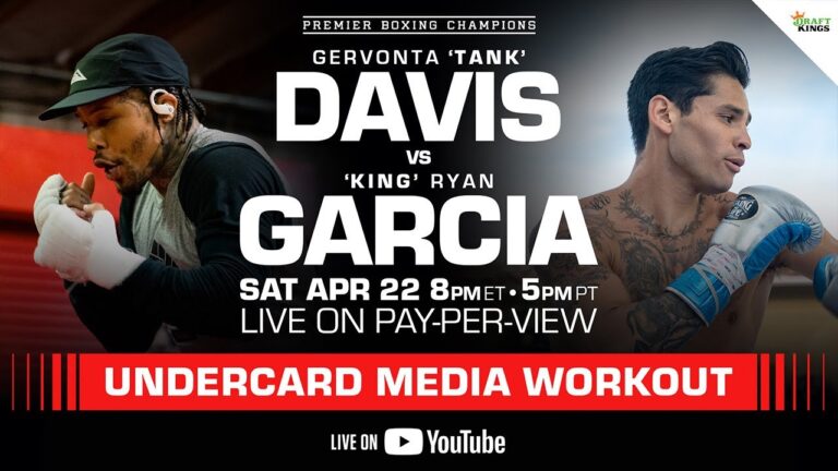 Davis vs. Garcia UNDERCARD MEDIA WORKOUT | #DavisGarcia