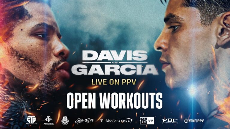 GERVONTA 'TANK' DAVIS VS. RYAN GARCIA OPEN WORKOUTS LIVESTREAM