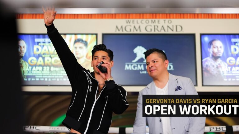 Gervonta Davis vs. Ryan Garcia: Open Workout Recap Video