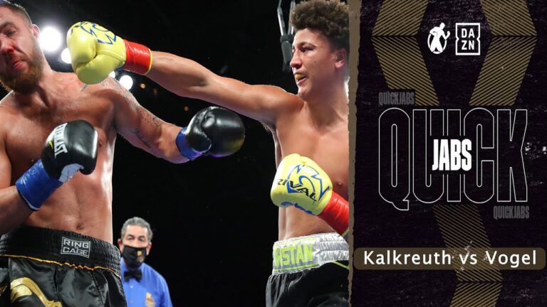 'Sweet T' Tristan Kalkreuth vs Tyler Vogel!! First Time Tristan Goes 6RDS!! – #QuickJabs