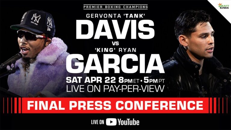 Gervonta "Tank" Davis vs "King" Ryan Garcia FINAL PRESS CONFERENCE | #DavisGarcia