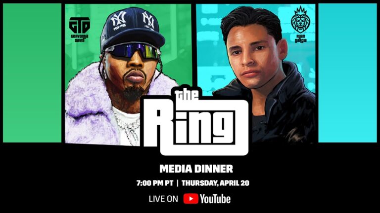 The Ring Magazine Belt Presentation.