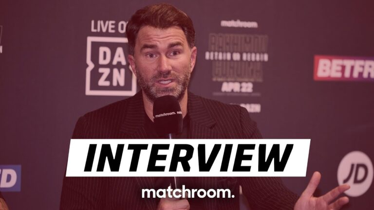 Eddie Hearn talks Rakhimov vs Cordina & Tank vs Garcia, Clarke & Babic