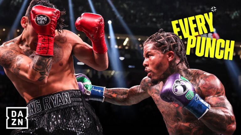 'BOOM! Right in the liver!' Every Punch from Davis vs. Garcia