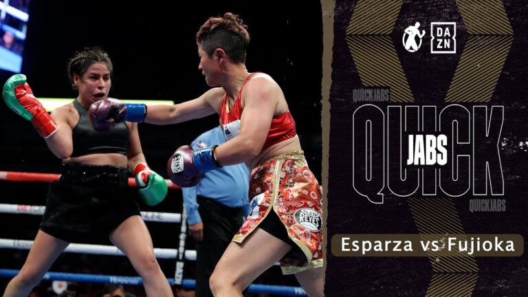 Marlen Esparza vs Naoko Fujioka Ring Magazine Flyweight Title!! #QuickJabs