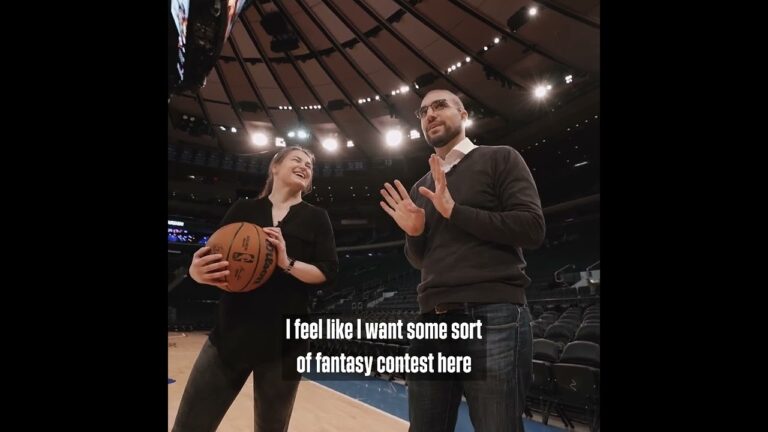 Katie Tayor & Ariel Helwani Shoot Some Hoops At Msg 🏀 #Shorts