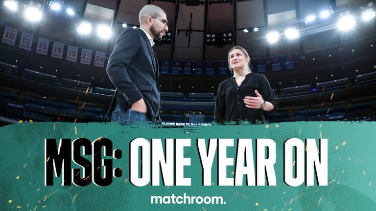 Ariel Helwani & Katie Taylor Revisit MSG On Amanda Serrano Anniversary