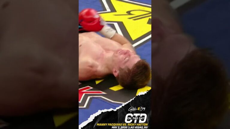#OTD Manny Pacquiao vs. Ricky Hatton ended with the KO of the Year! 🔥🥊#boxinghighlights #shortvideo