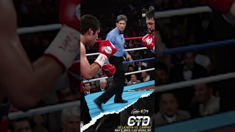 #otd Oscar De La Hoya defeats Luis Ramon Campas in the back & fourth showdown #boxinghighlights