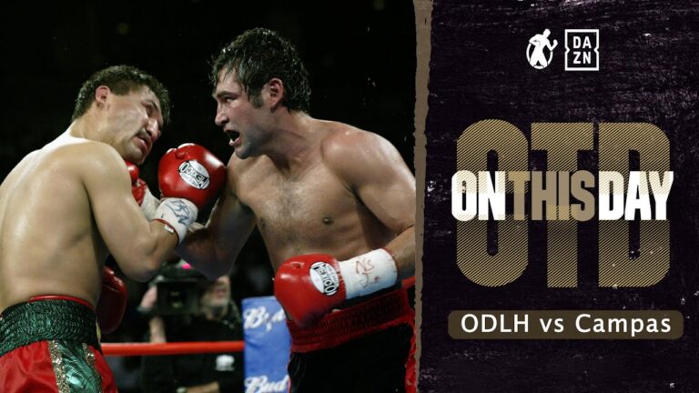 #onthisday – 20 years ago today Oscar De La Hoya Took On Luis 'Yory Boy' Campas!!