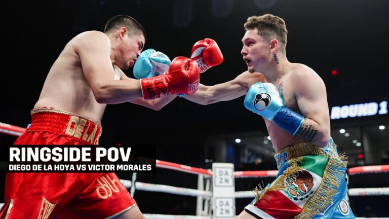 Diego De La Hoya vs Victor Morales Jr Intercontinental Featherweight Title! Morales w STATEMENT WIN!