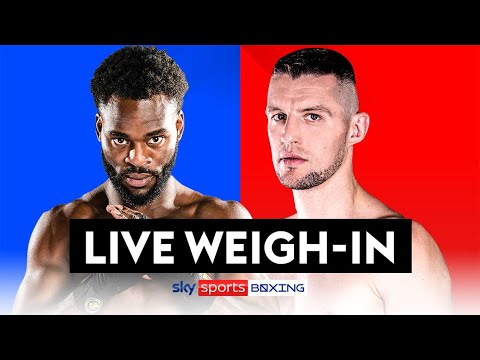LIVE WEIGH-IN! ⚖️ | JOSHUA BUATSI VS PAWEL STEPIEN