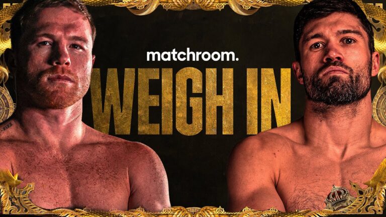 Canelo Alvarez vs John Ryder Weigh In