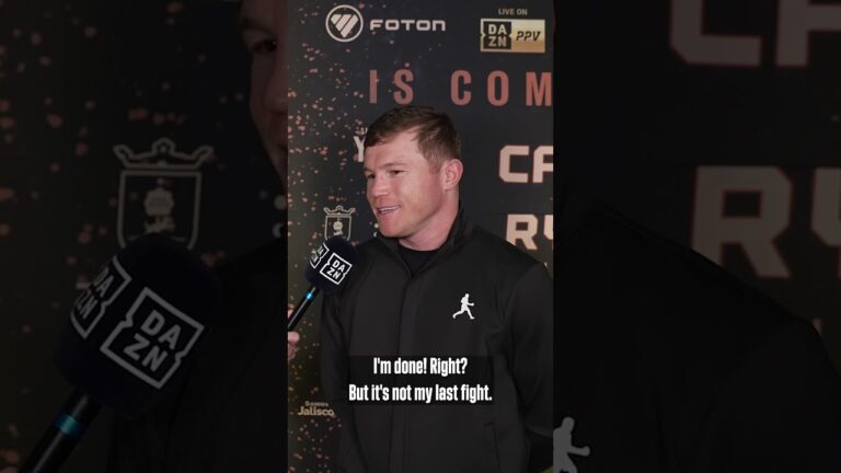 Canelo Alvarez Responds To Retirement Rumours 💬 #Shorts