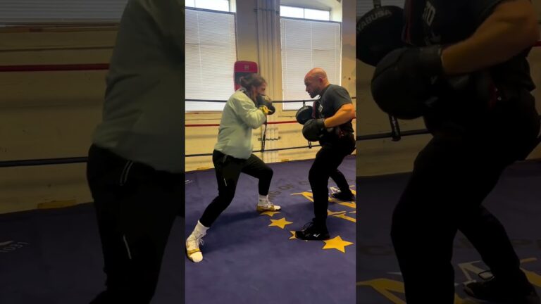 Katie Taylor Shows Off Lightening Hand Speed Before Cameron Clash ⚡