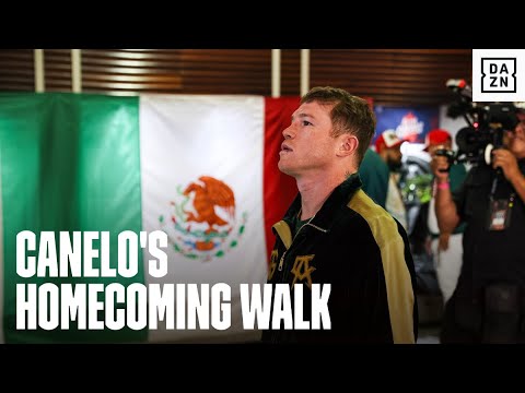Canelo Makes Hometown Ringwalk In Front of 50,000 People