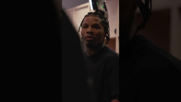 Tank Davis Warns Ryan Garcia's Brother In Pre-Fight Confrontation 😱 #shorts #boxing