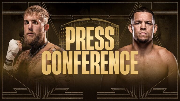 Jake Paul vs. Nate Diaz Launch Press Conference Livestream