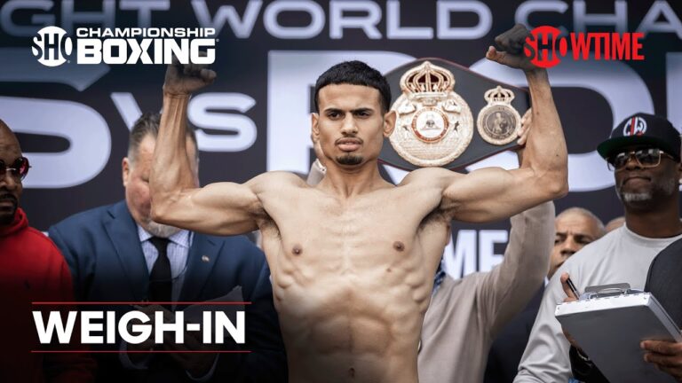 Rolando Romero vs. Ismael Barroso: Weigh-In | SHOWTIME CHAMPIONSHIP BOXING